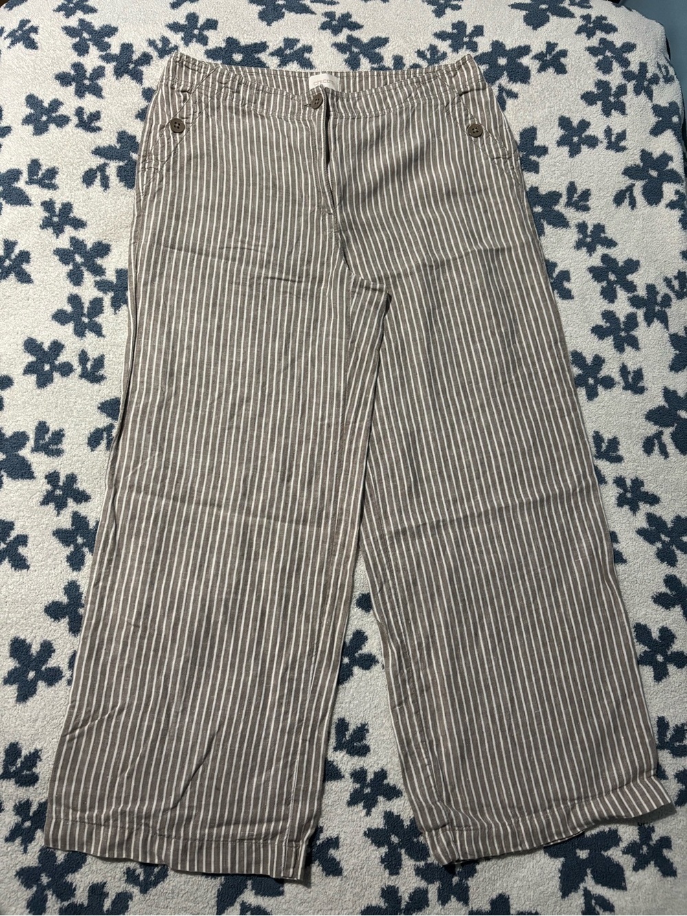 Chico’s Striped Wide Leg Pants Size 1.5